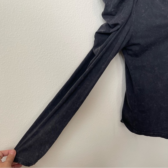 7 For All Mankind Puff Shoulder Tee Shirt Top SMALL - Picture 5 of 8